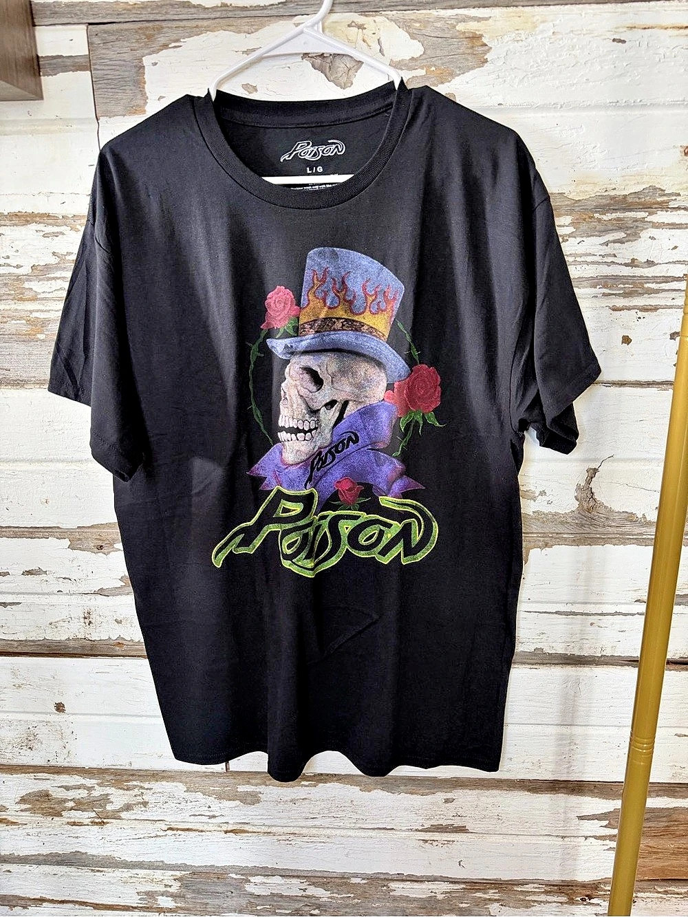 Poison Skull Graphic Tee Black Large
(1126 A